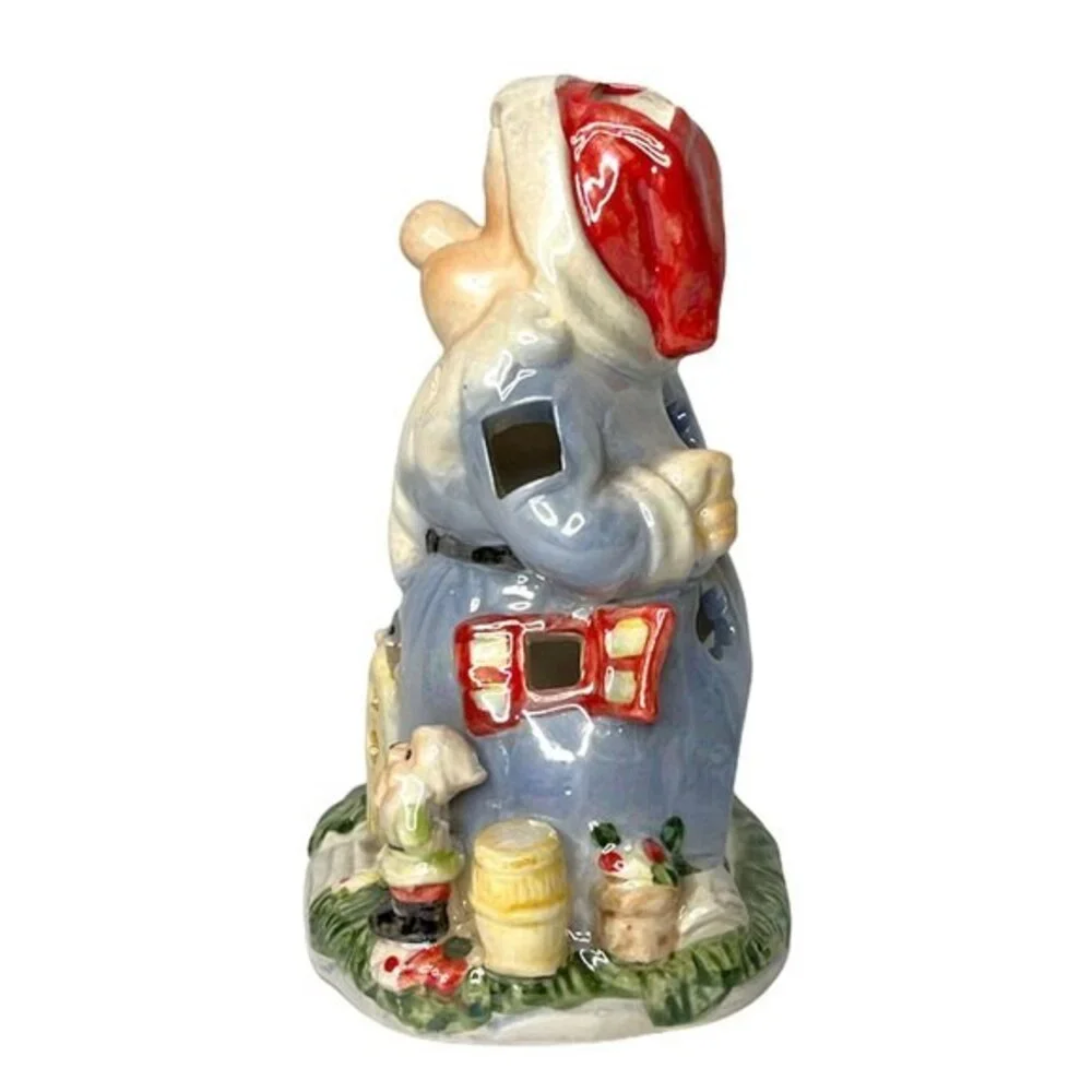 Disney Snow White Seven Dwarfs Ceramic Tealight Decor Shelf Sitter‎ Desk Decor